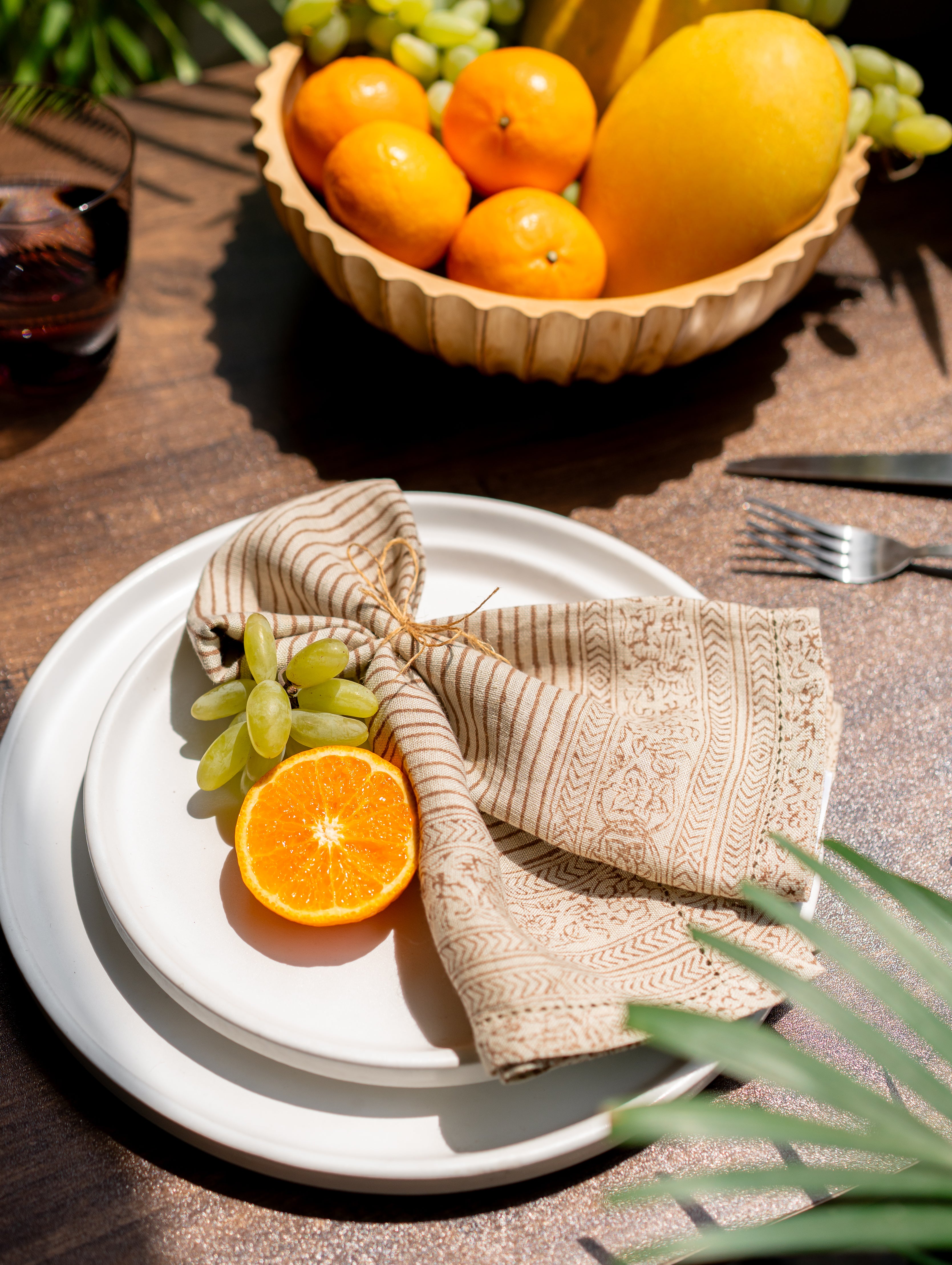 Purvi Linen Napkin Set (Set of 4)