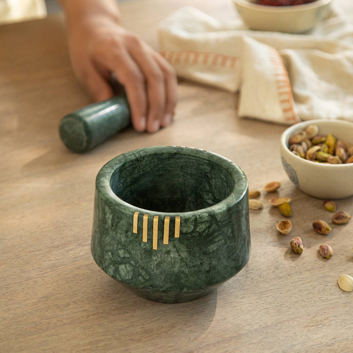 Verde Mortar and Pestle