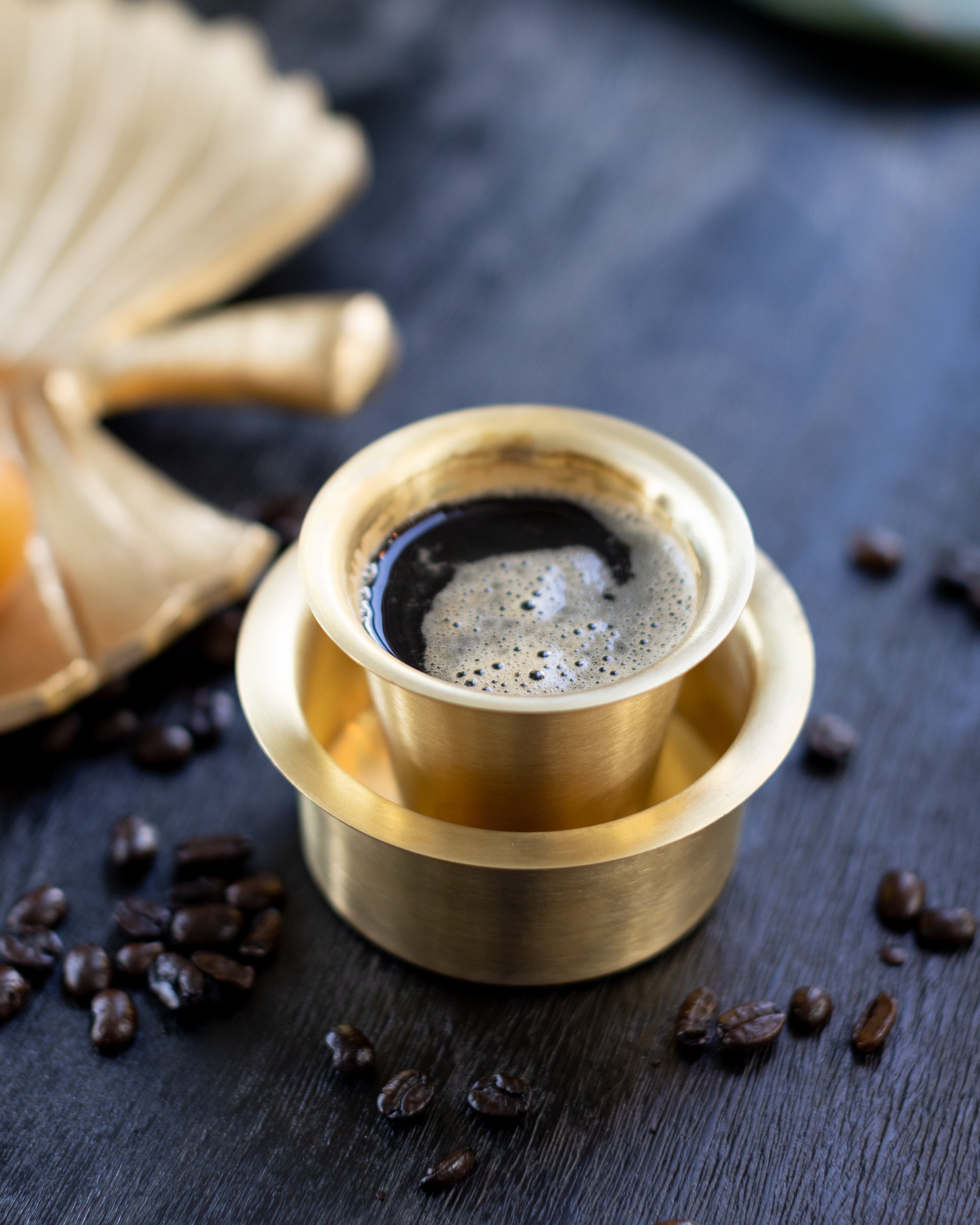Brass Filter Coffee Set – Arjuna